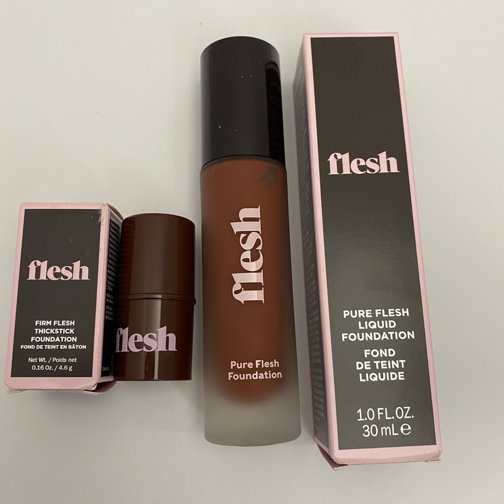 Pure Flesh Liquid Foundation & Foundation Thickstick - 36 Mocha - Picture 1 of 7